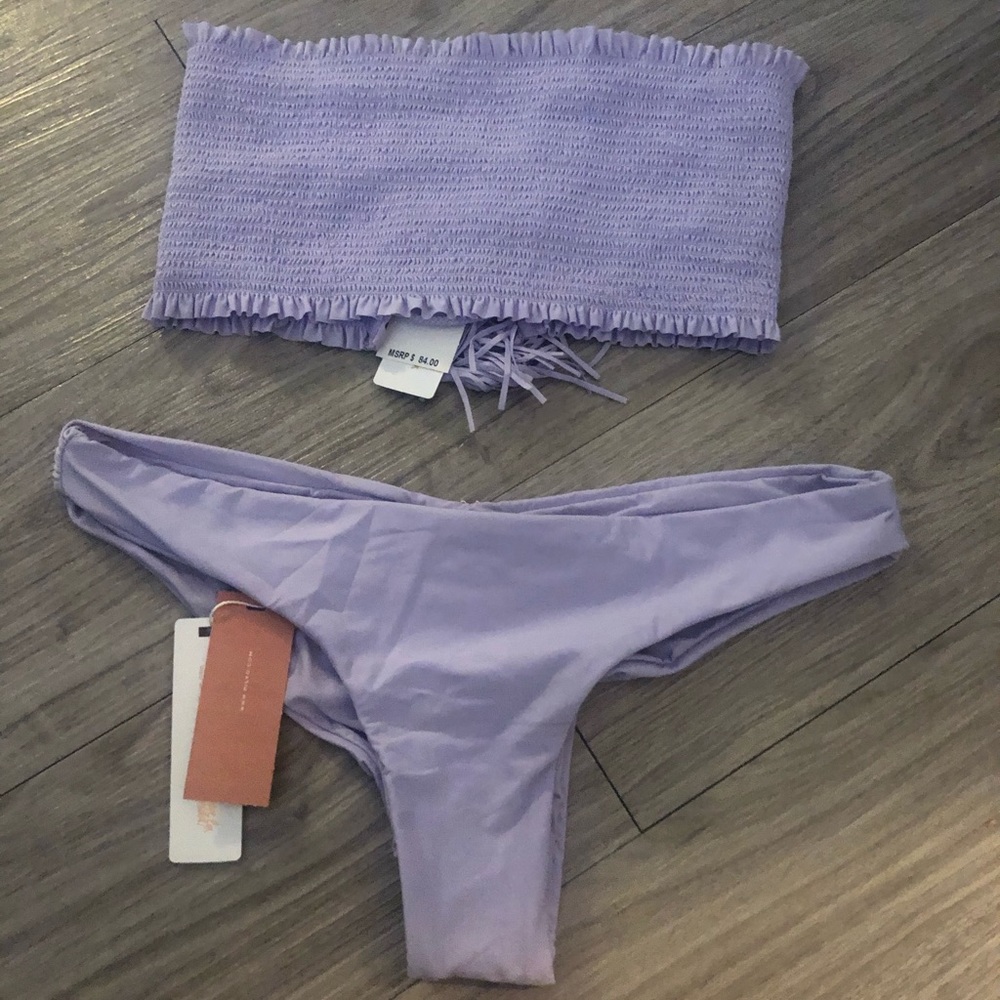 NWT - Lavender bottoms PQ Swimwear